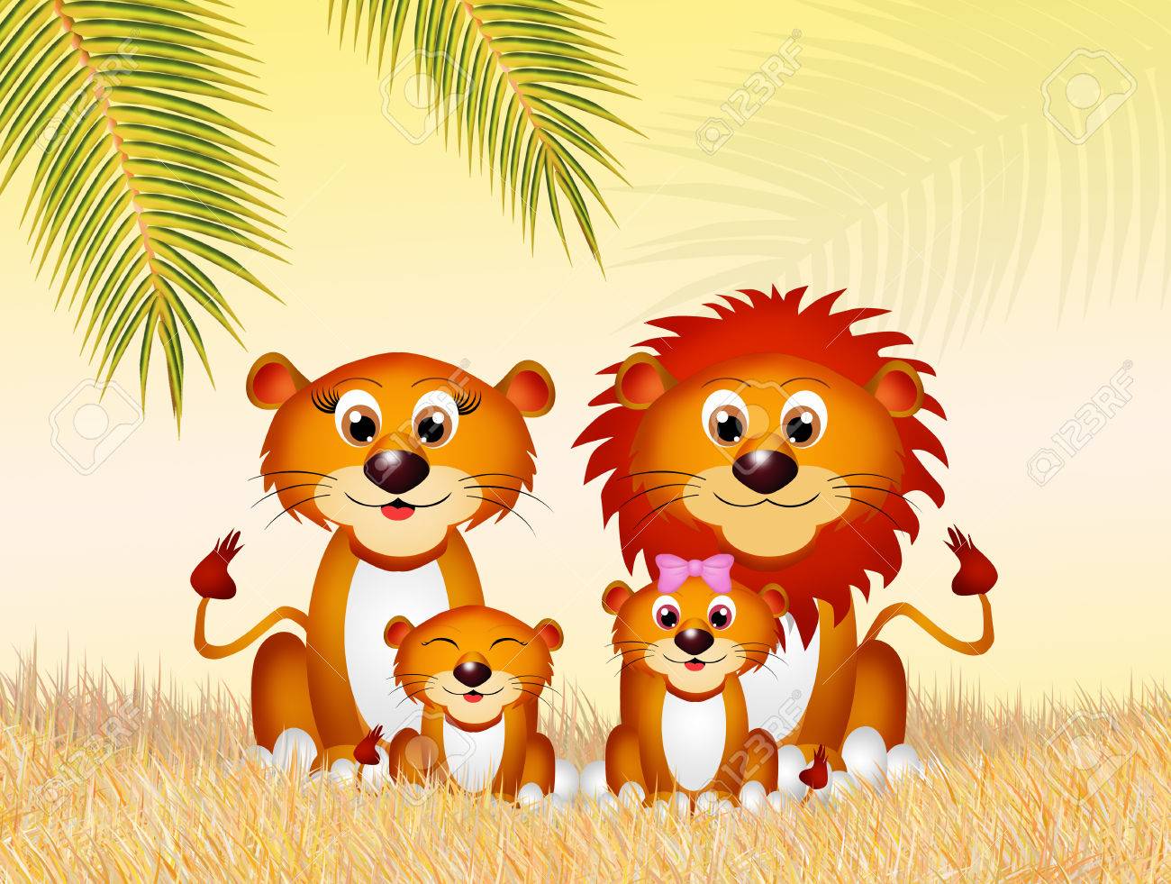 lví rodina