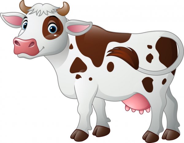 depositphotos 126355600 stock illustration happy cartoon cow
